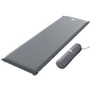 Weisshorn Self Inflating Mattress Camping Sleeping Mat Air Bed Pad Single Grey-1