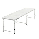 Weisshorn Folding Camping Table 240CM Portable Outdoor Picnic BBQ Aluminium Desk-1