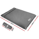 Weisshorn Self Inflating Mattress 10CM Camping Sleeping Mat Air Double Grey-3