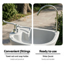 Weisshorn Camping Basin Portable Hand Wash Sink Stand 43L Capacity-5