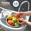 Weisshorn Camping Basin Portable Hand Wash Sink Stand 43L Capacity-6