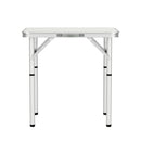 Weisshorn Folding Camping Table 60CM Adjustable Portable Outdoor Picnic Desk-3