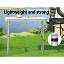 Weisshorn Folding Camping Table 90CM Adjustable Portable Outdoor Picnic Desk-5