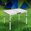 Weisshorn Folding Camping Table 90CM Adjustable Portable Outdoor Picnic Desk-8