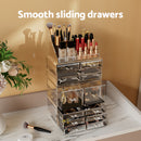 Embellir Makeup Case Acrylic Cosmetic Organizer Storage Box Jewellery Holder-5