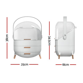 Embellir Makeup Case Portable Cosmetic Organizer Storage Box Jewellery Holder - 0