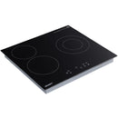 Devanti Electric Ceramic Cooktop 60cm Kitchen Cooker 4 Burner Hob Touch Control 5200W-3