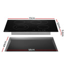 Devanti Electric Ceramic Cooktop 77cm-3