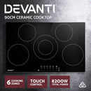 Devanti Electric Ceramic Cooktop 90cm-4