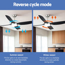 Devanti 52'' Ceiling Fan DC Motor w/Light w/Remote Black-5