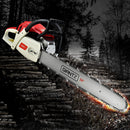 Giantz 65cc Petrol Chainsaw 24 Inch Bar Chain Saw Tree Pruner 2 Stroke E-Start-7