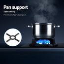 Devanti Gas Cooktop 60cm 4 Burner Black-8