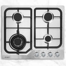 Devanti Gas Cooktop 60cm 4 Burner Silvir-1