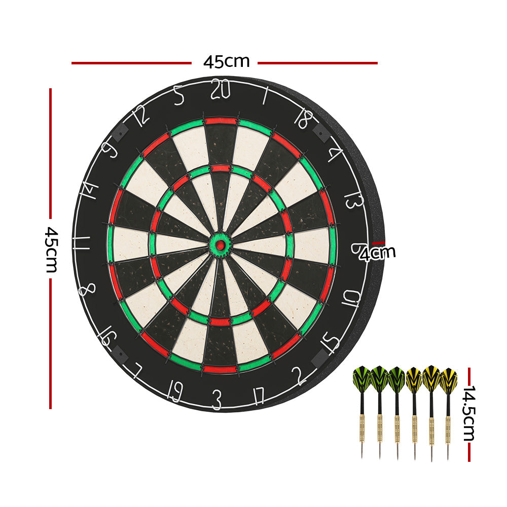 18" Dartboard Professional Dart Board Party Game Target Sport Competition Gift - 0