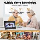 Artiss 10" Digital Day Clock Alarm Calendar Dementia Date Week Desk Clocks Black-6