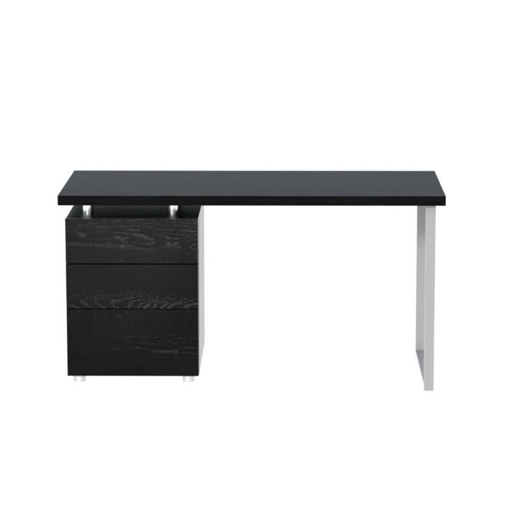 Artiss Computer Desk Drawer Black 140CM