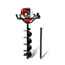 Giantz Post Hole Digger 200mm Petrol Drill Extension Bits Auger-8
