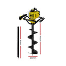Giantz Post Hole Digger 300mm Petrol Drill Auger Extension Bits-2