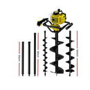 Giantz Post Hole Digger Petrol Drill Auger Extension Bits-2
