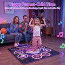 Keezi Dance Mat Toy for Kids Age 3-12 Electronic Dance Pad with Bluetooth 4 Game Modes Purple-8