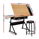 Artiss Drawing Desk Drafting Table-2