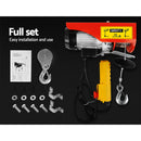 Giantz Electric Hoist Winch 400/800KG Cable 20M Rope Tool Remote Chain Lifting-6