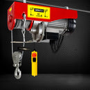 Giantz Electric Hoist Winch 400/800KG Cable 20M Rope Tool Remote Chain Lifting-8