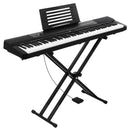 Alpha 88 Keys Electronic Piano Keyboard Digital Electric w/ Stand Sustain Pedal-1