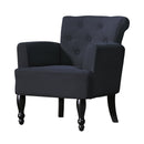 Artiss Armchair Wingback Charcoal Lothair-1