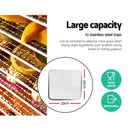 Devanti 10 Trays Food Dehydrator Stainless Steel Tray-6