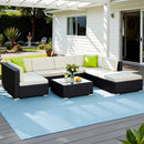 Gardeon 8-Piece Outdoor Sofa Set Wicker Couch Lounge Setting Cover-1