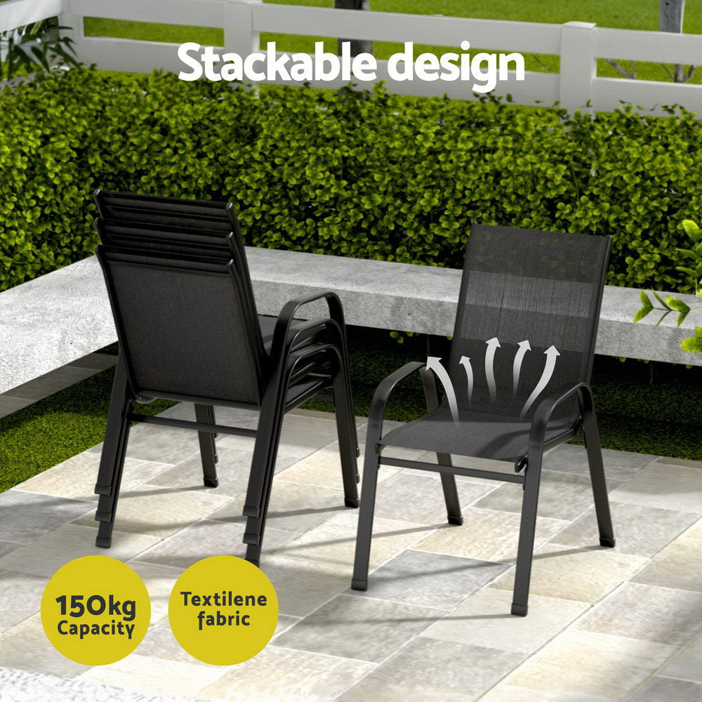 Gardeon Outdoor Dining Set Table and Chairs Patio Garden Furniture Bistro Set