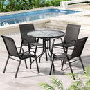 Gardeon Outdoor Dining Set Table and Chairs Patio Garden Furniture Bistro Set-7