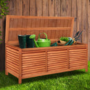 Gardeon Outdoor Storage Bench Box 210L Wooden Patio Furniture Garden Chair Seat-8