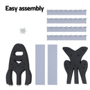 Seamanship Fishing Rod Holder 16 Storage Rack Fishing Pole Stand Garage Organizer Holds-6