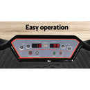 Everfit Vibration Machine Platform Vibrator Resistance Rope Home Fitness Black-6