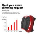Everfit Vibration Machine Platform Resistance Rope Home Fitness Dark Red-3
