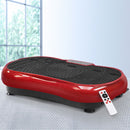Everfit Vibration Machine Platform Resistance Rope Home Fitness Dark Red-9