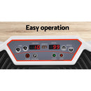 Everfit Vibration Machine Platform Vibrator Resistance Rope Home Fitness White-6