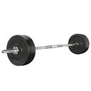 Everfit 48kg Barbell Set Weight Plates Bar Lifting Bench 168cm-1