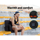 Artiss Lounge Sofa Bed With Armrest Heated Floor Recliner Futon Couch Folding Chair Cushion-4