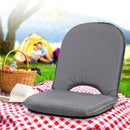 Artiss Floor Lounge Sofa Camping Chair Grey-8
