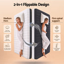 Giselle 18cm Double Memory Foam Mattress Dual Feel Reversible Charcoal Foam-2