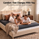 Giselle 18cm King Memory Foam Mattress Dual Feel Reversible Charcoal Foam-6