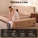 Giselle 18cm King Memory Foam Mattress Dual Feel Reversible Charcoal Foam-8