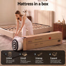 Giselle 18cm King Single Memory Foam Mattress Dual Feel Reversible Charcoal Foam-8