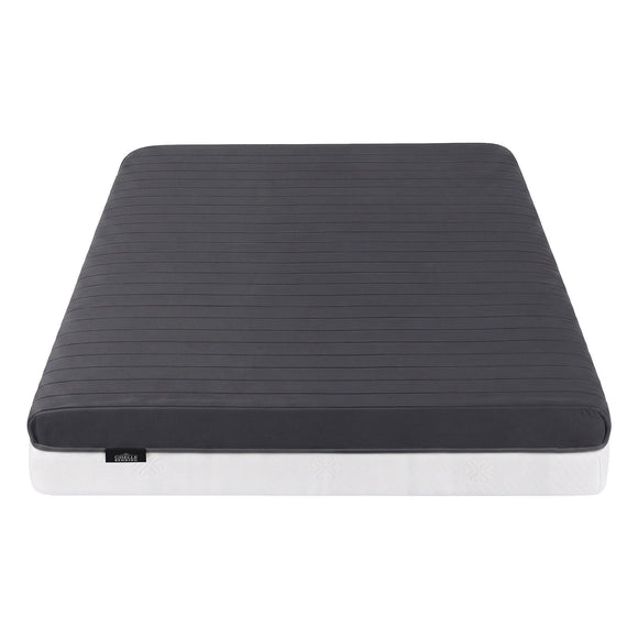 Giselle 18cm King Single Memory Foam Mattress Dual Feel Reversible Charcoal Foam