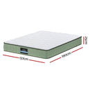 Giselle 25cm Memory Foam Mattress Dual Layer Zipper Cover Cool Charcoal Foam Mattresses Double-2