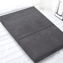 Giselle Bedding Foldable Mattress Folding Foam Bed Mat Double Grey-7