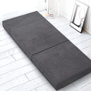 Giselle Bedding Foldable Mattress Folding Foam Bed Mat Single Grey-7
